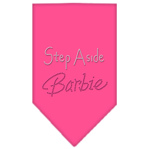 Step Aside Barbie Rhinestone Bandana Bright Pink Large